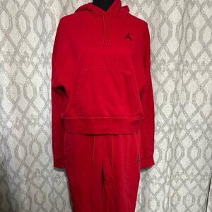 Red Jordan Tracksuit Set